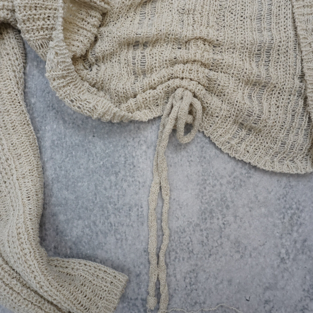 Crochet Crop Sweater Knit