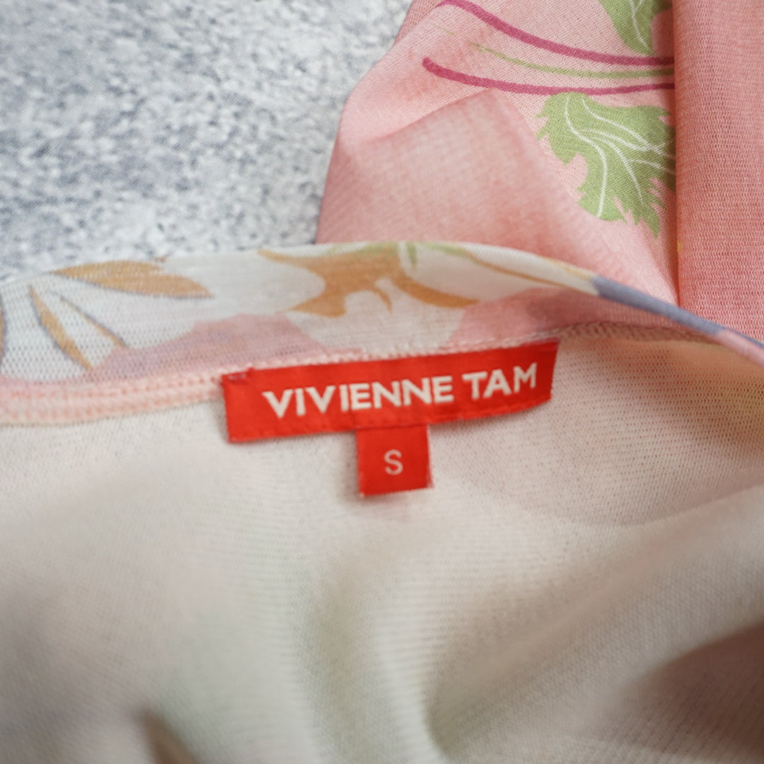 2000s Vivienne Tam Floral Print Top
