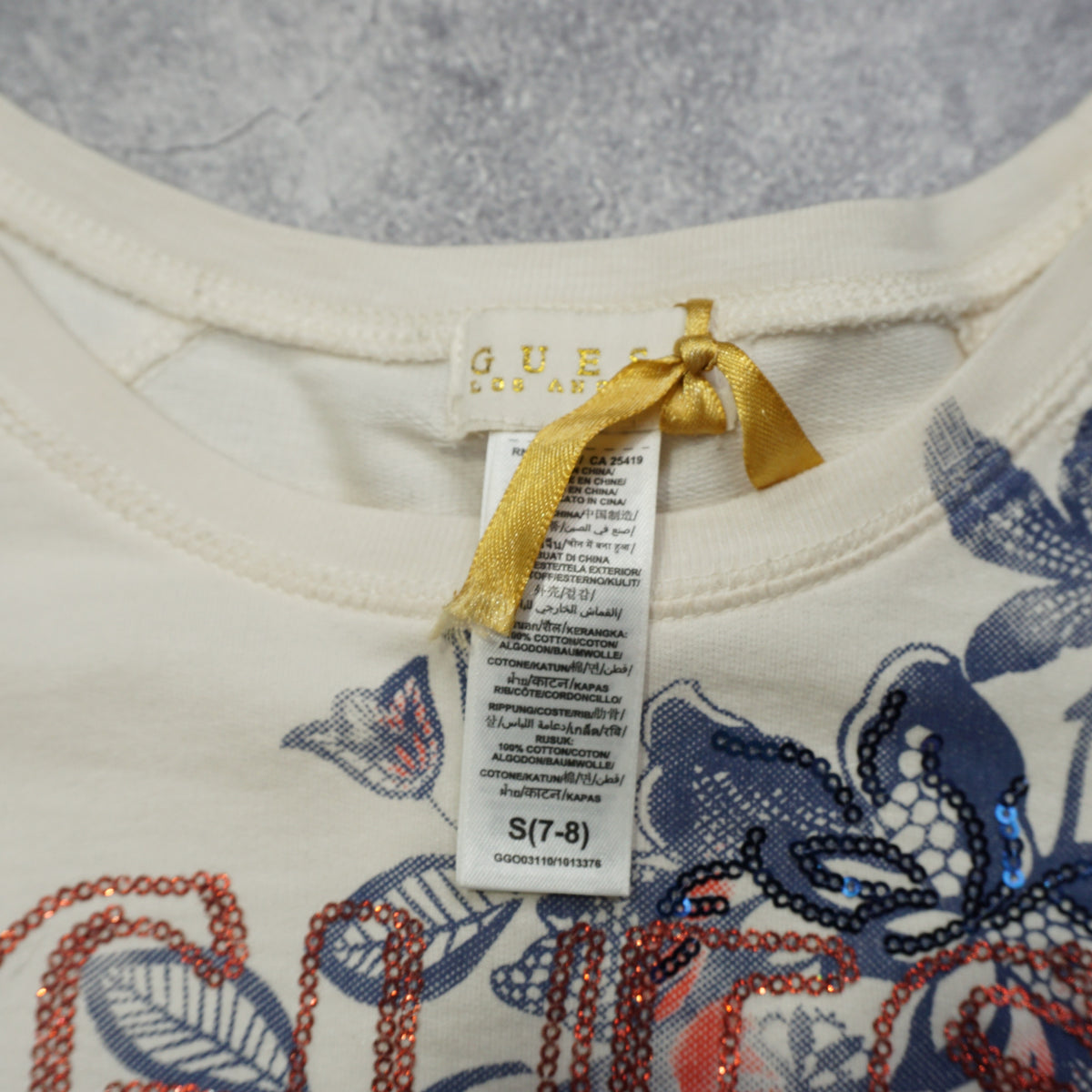 Guess Floral Graphic Sweater