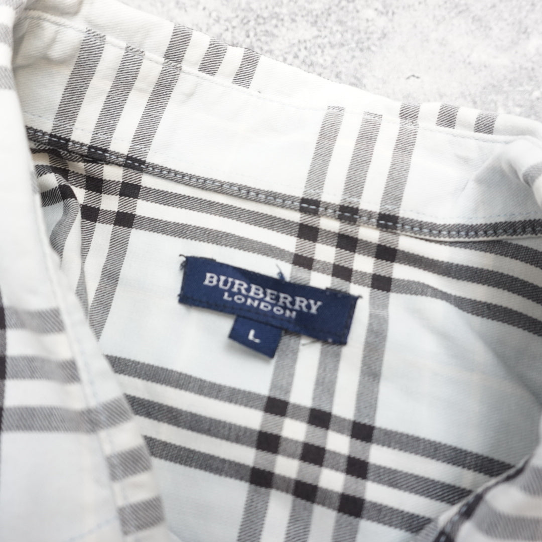 Burberry Short Sleeve Check Button Up