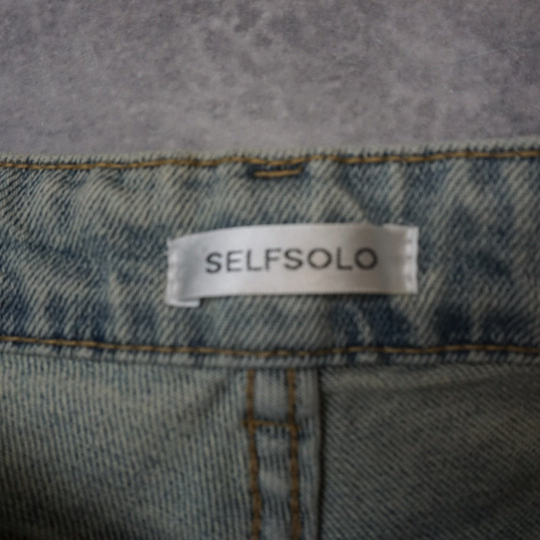 Selfsolo Wide Leg High Waist Jeans