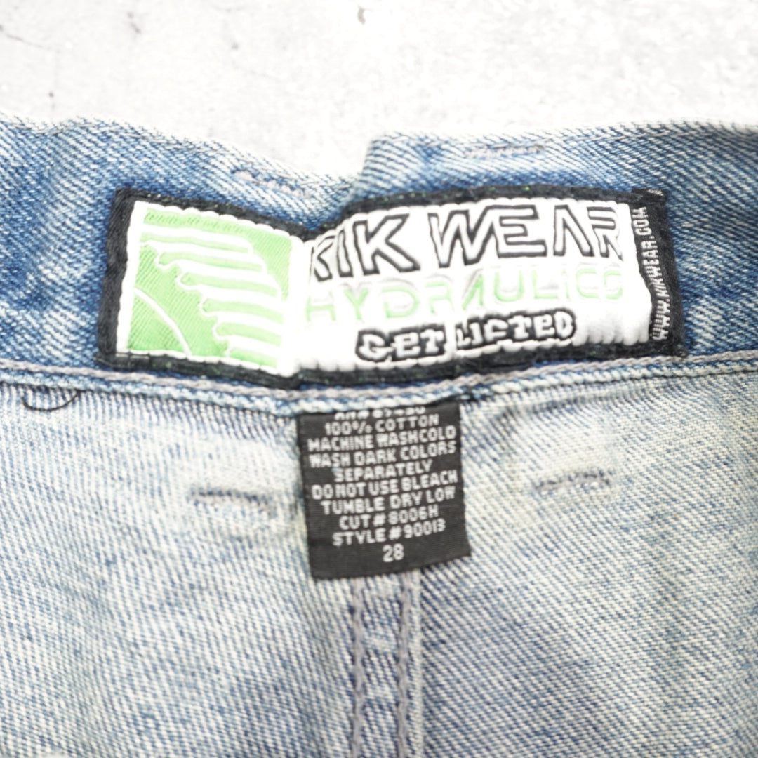 2000s Kik Wear Hydraulics Wide Leg Jeans