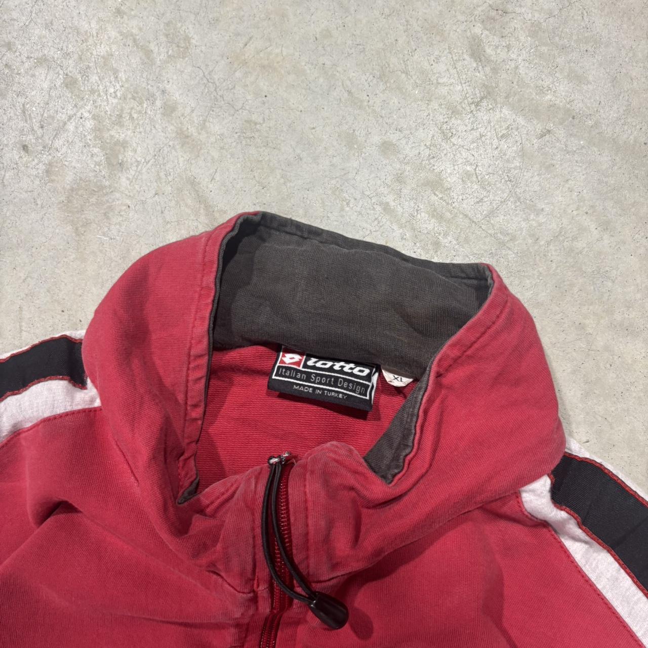 2000s Lotto Oversized Track Jacket Hoodie