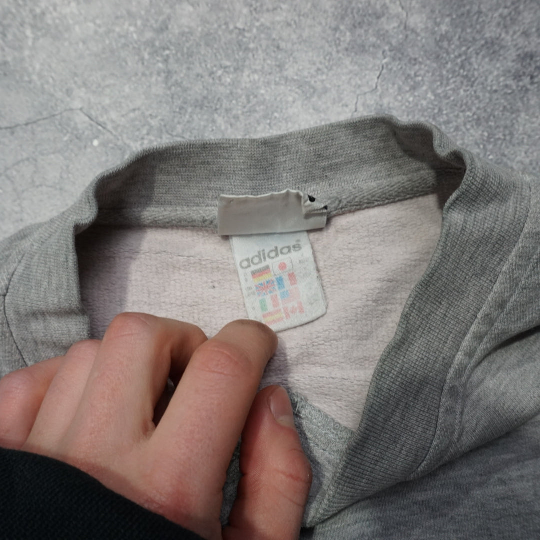 2000s Adidas Color Block Sweater