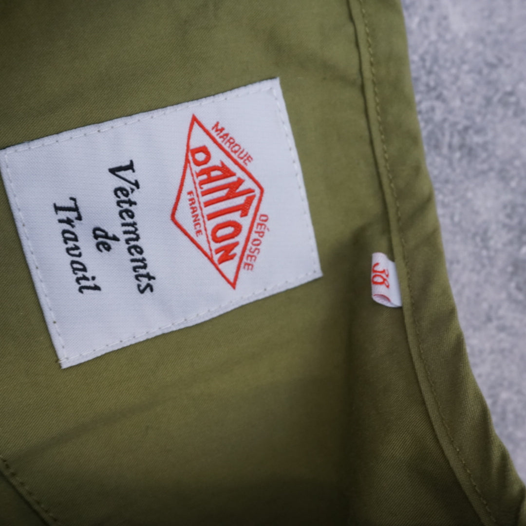 Danton Vetements Collarless Workwear Jacket