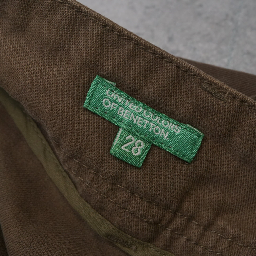 2000s United Colors Of Benetton Flared Utility Pants