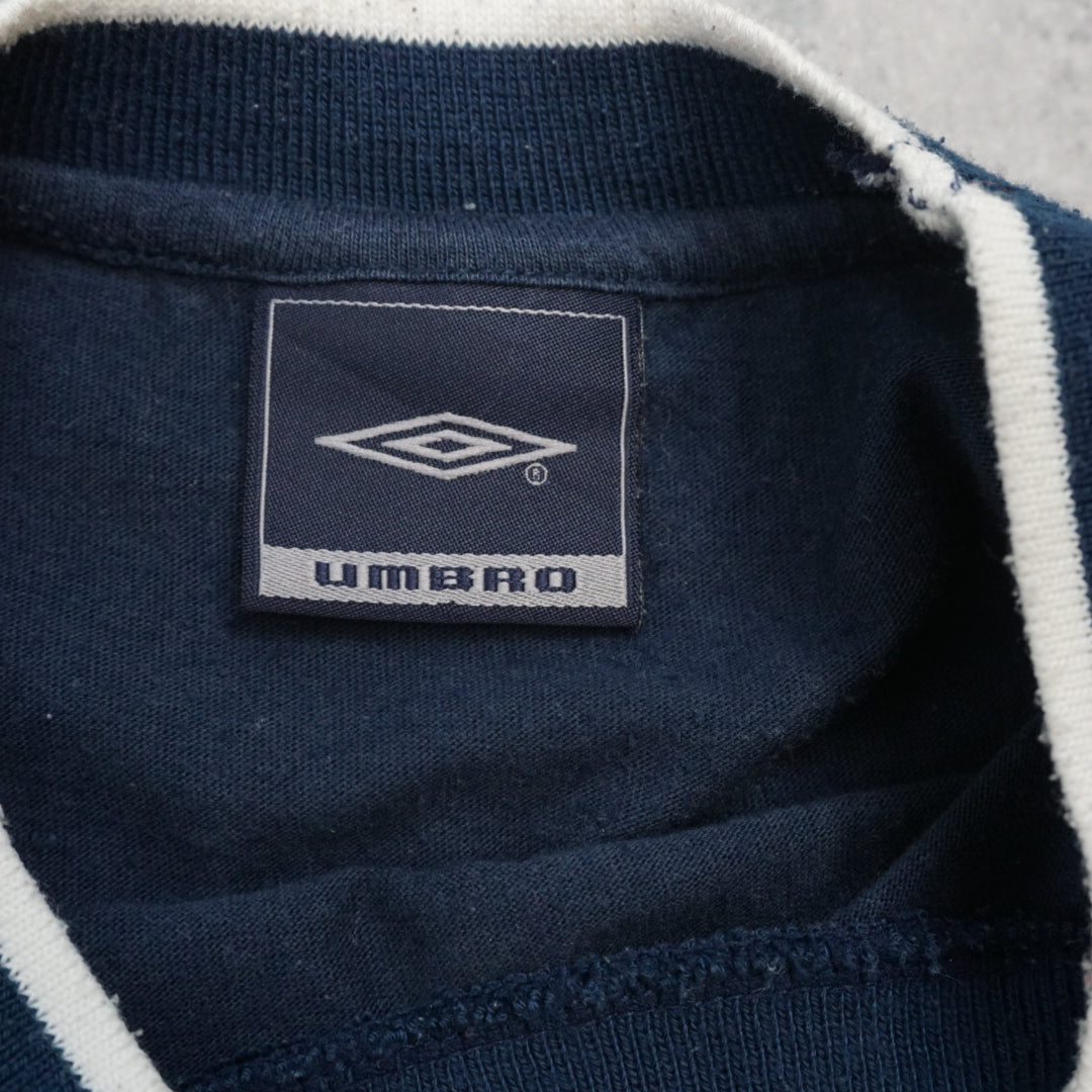 90s Umbro Ringer Embroidered T-Shirt