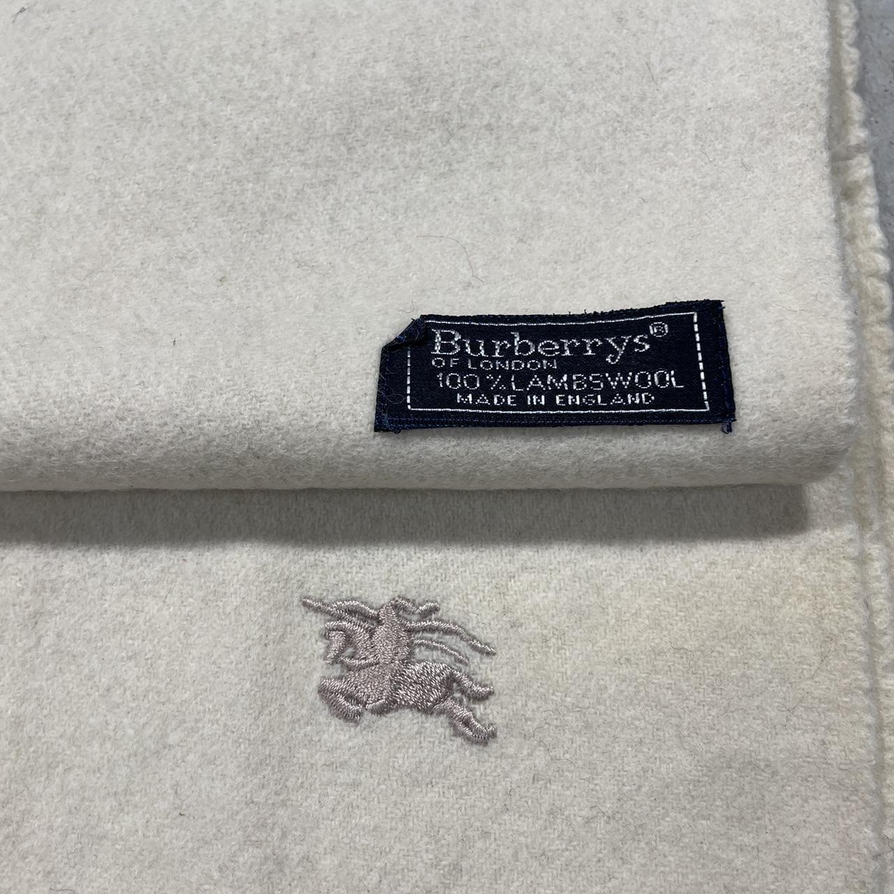 90s Burberrys Wool Scarf