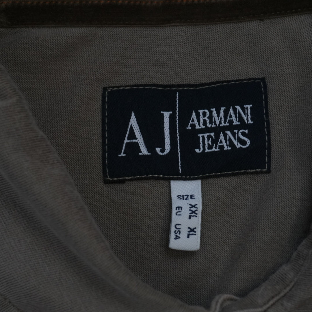 2000s Armani Jeans Long Sleeve Utility Polo