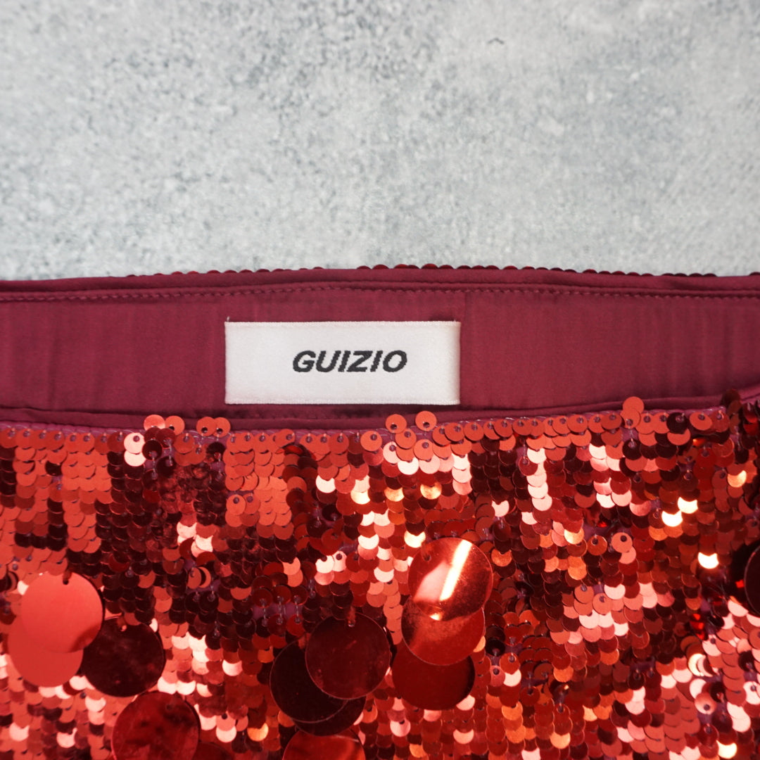Guizio Sequin Mini Skirt