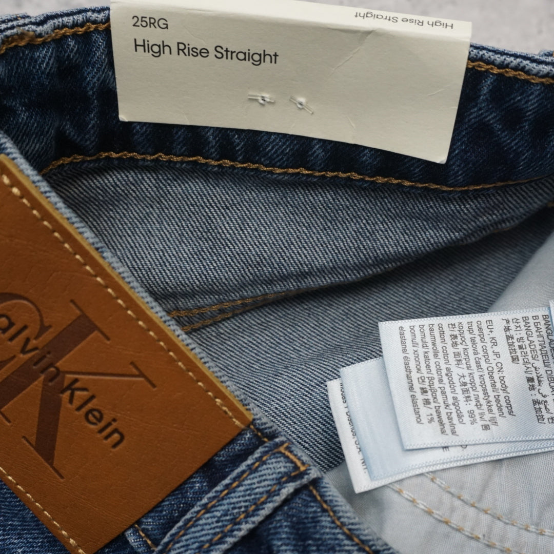 Calvin Klein Jeans High Rise Straight Jeans