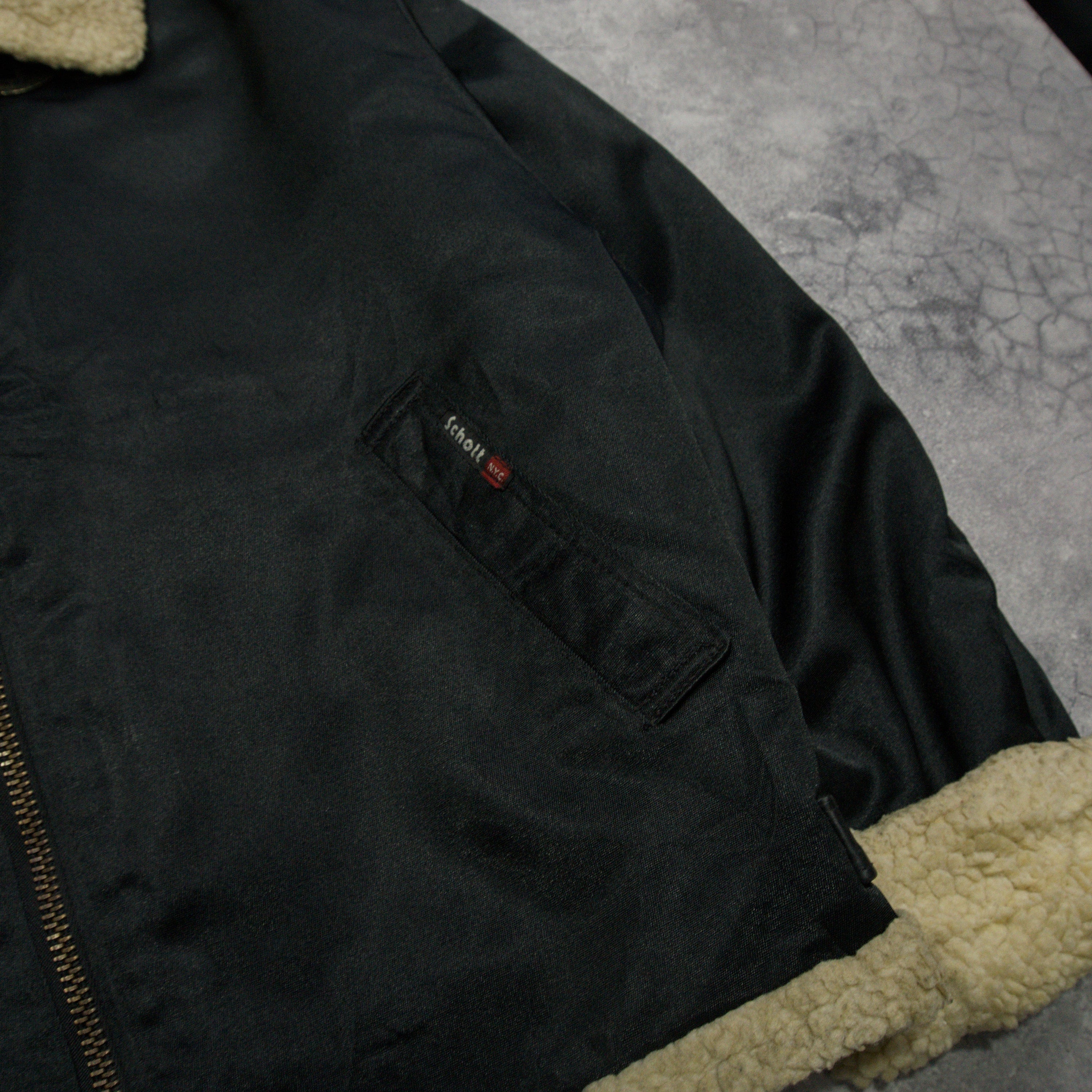 90s Schott Shearling Jacket