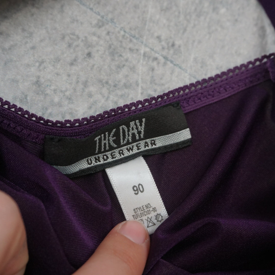2000s The Day Embellished Satin Cami Top