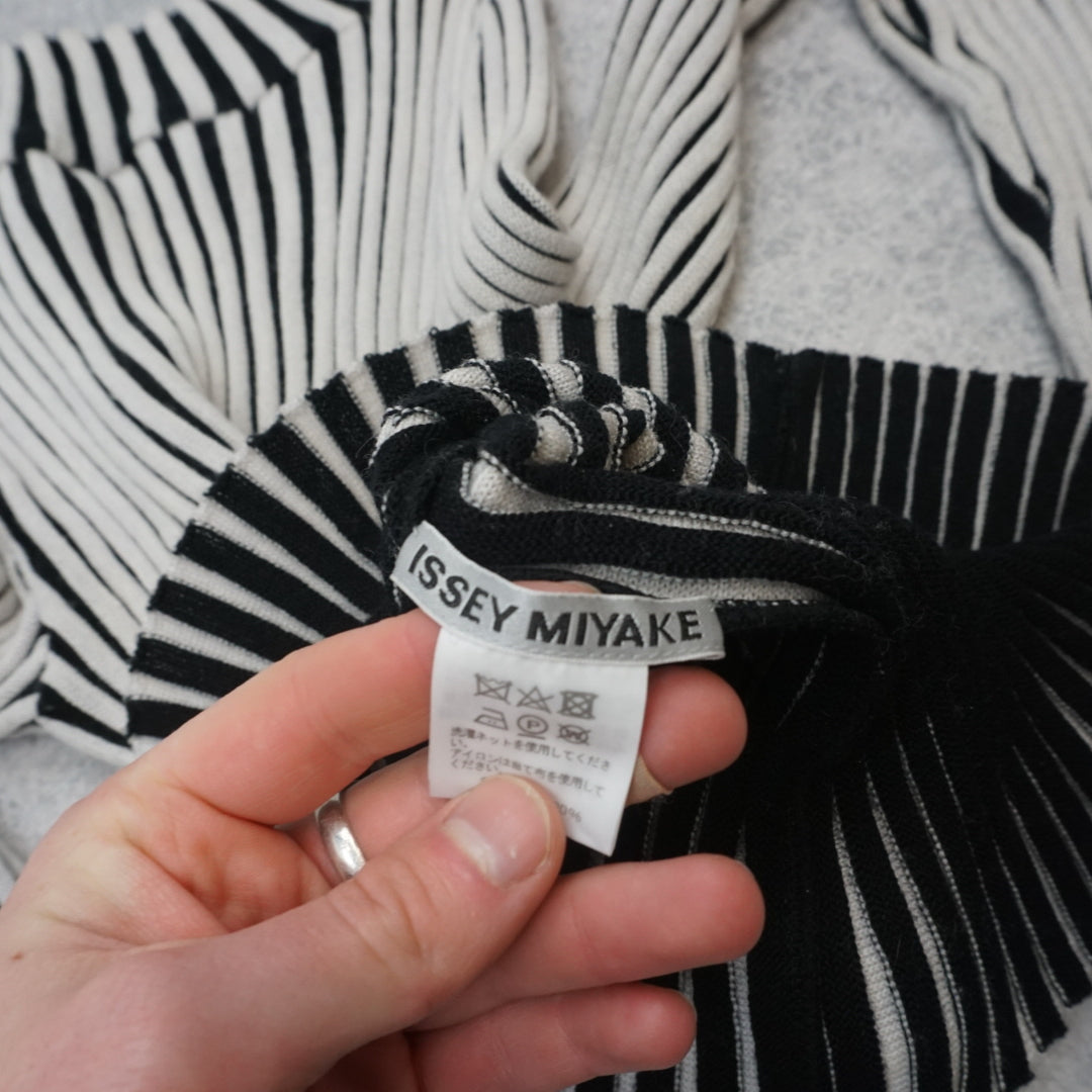 Issey Miyake Stretch Ribbed Knit