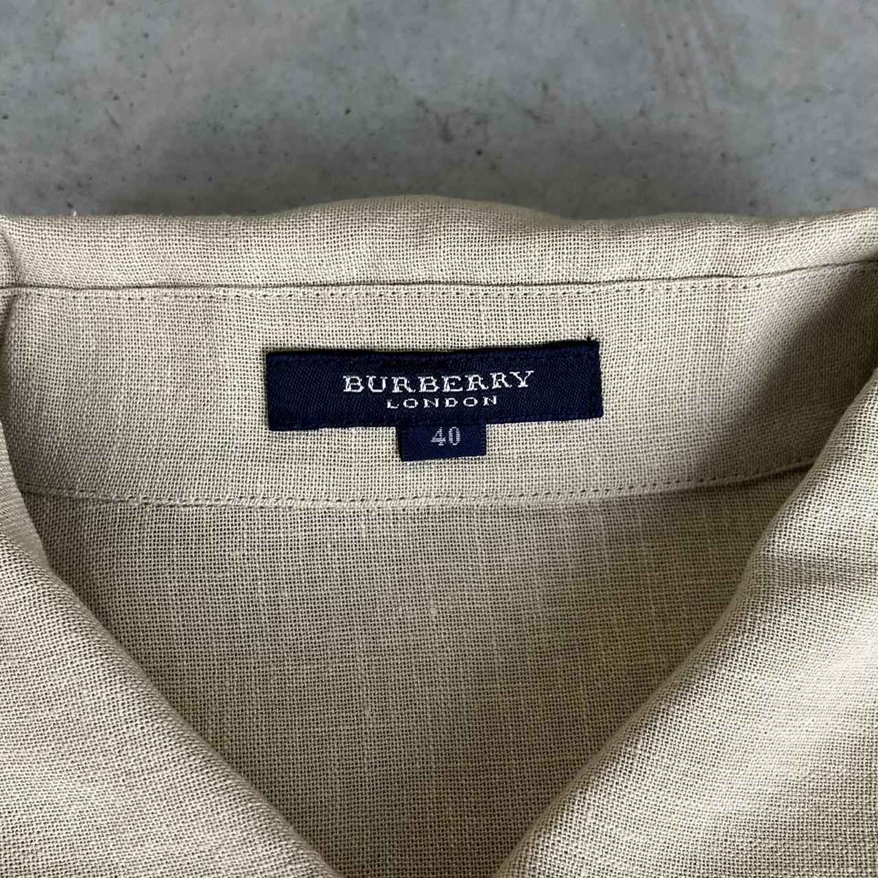 90s Burberry Short Sleeve Button Up
