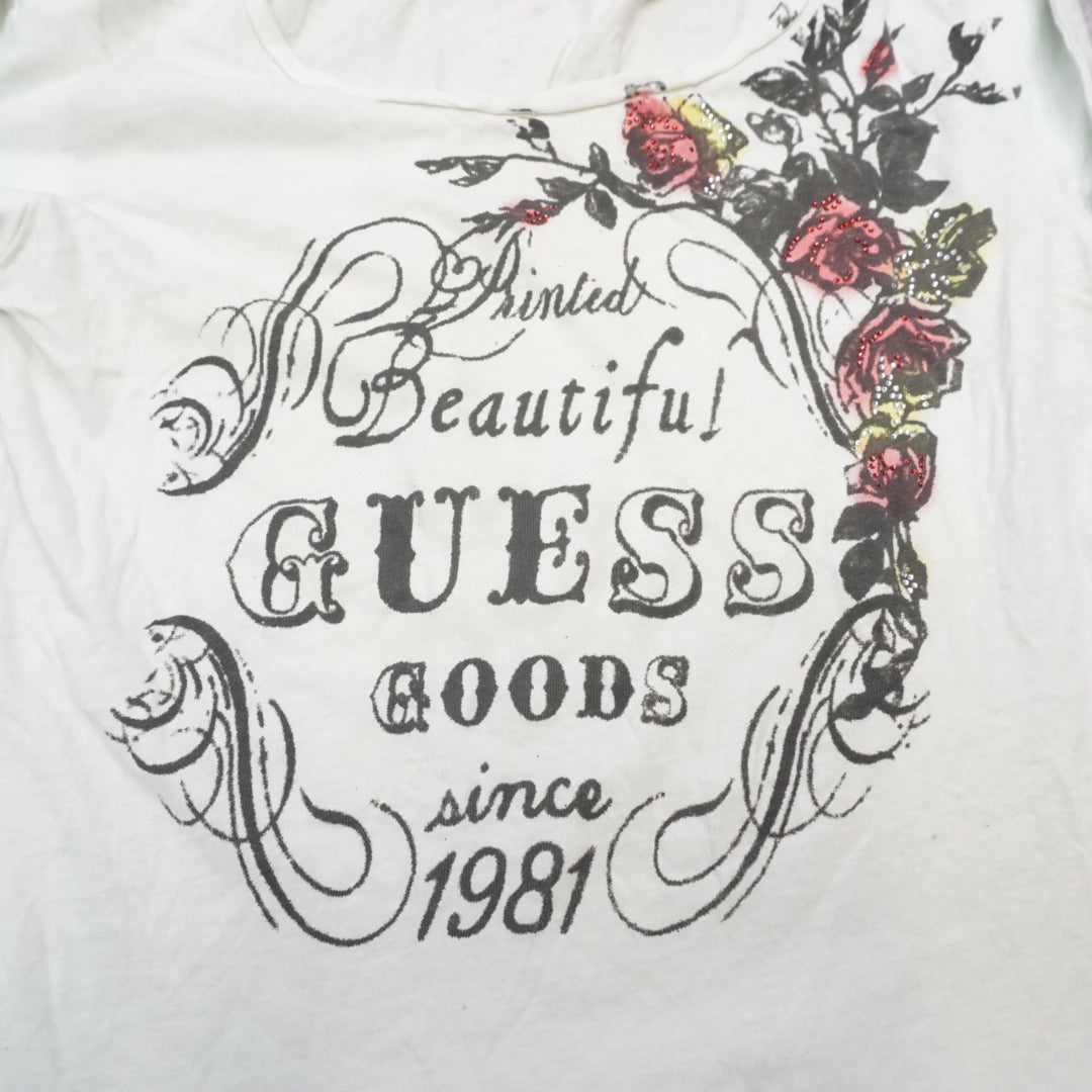 2000s Guess Beautiful Graphic Top