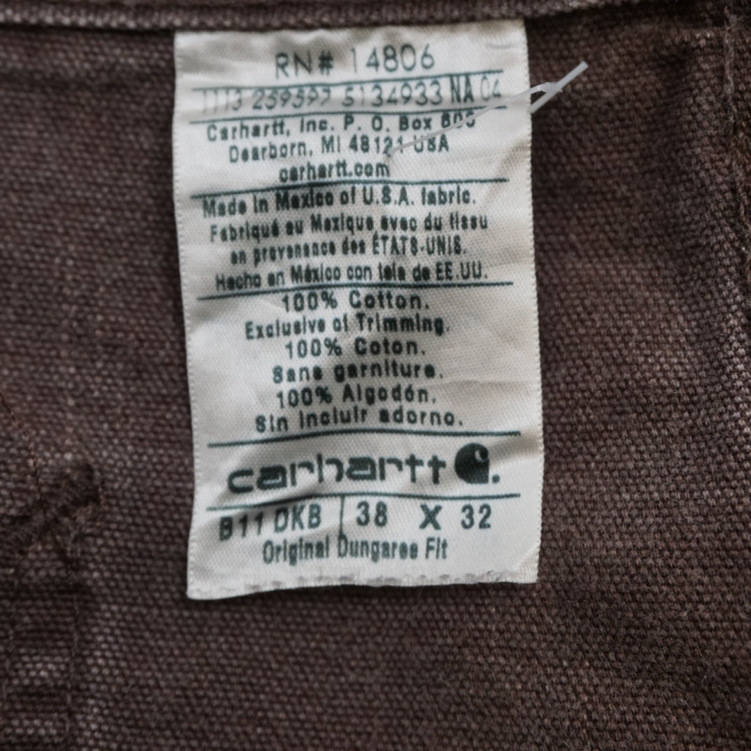 2000s Carhartt B11 Carpenter Double Knee Workwear Pants