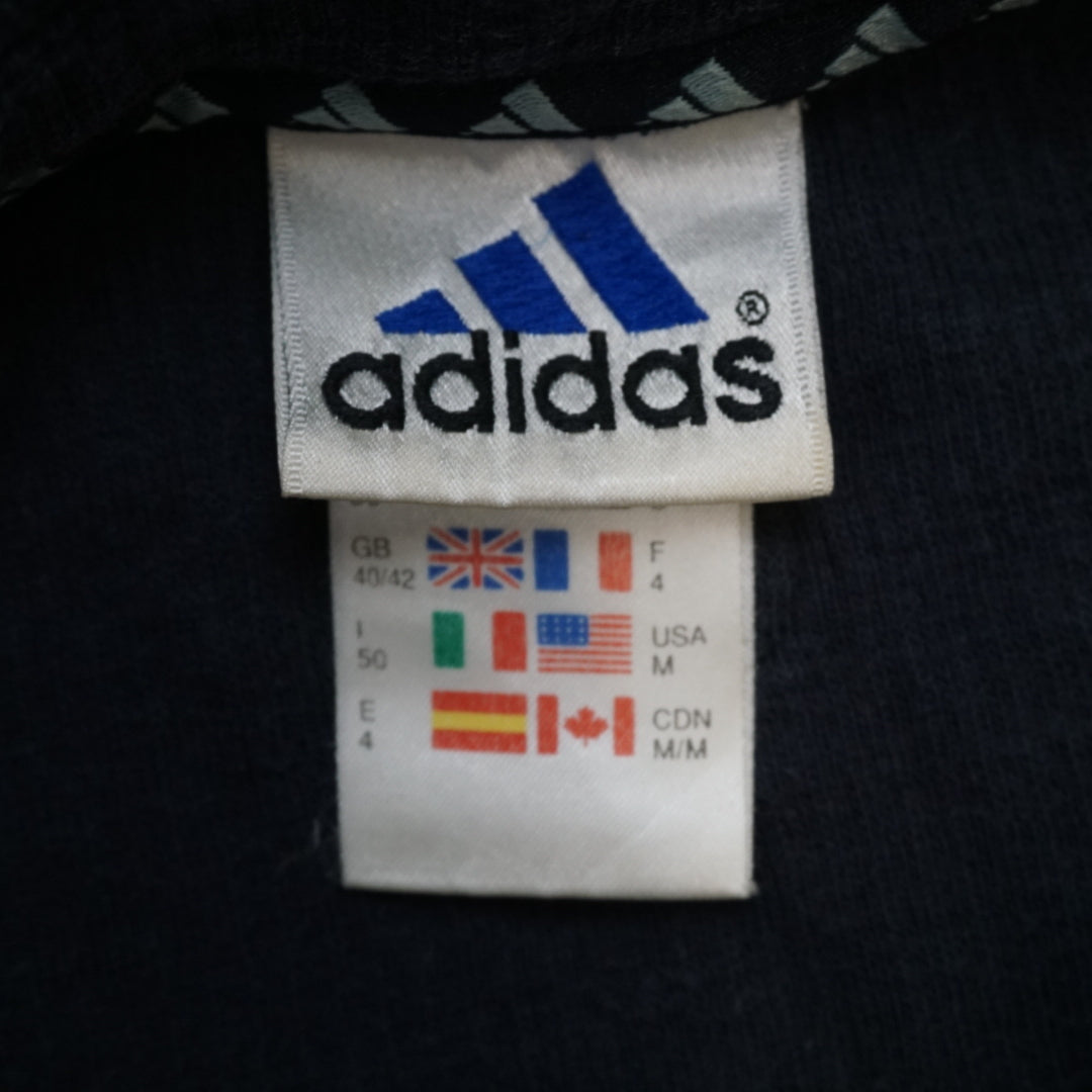90s Adidas Waffle Knit Embroidered Polo