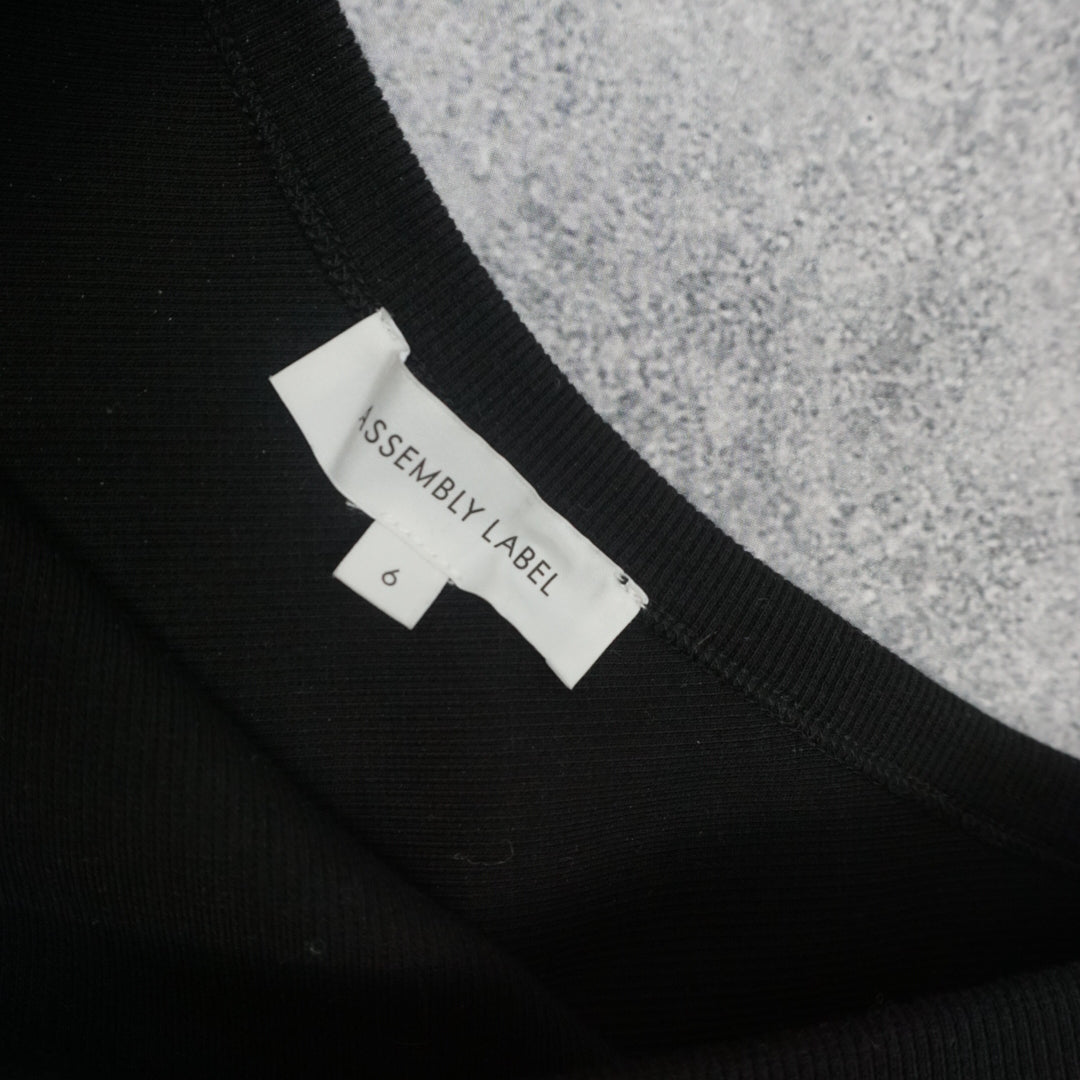 Assembly Label One Shoulder Crop Top