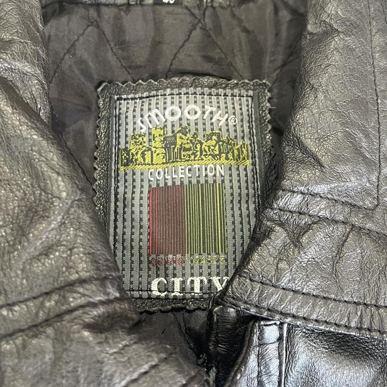 2000s Smooth City Leather Jacket