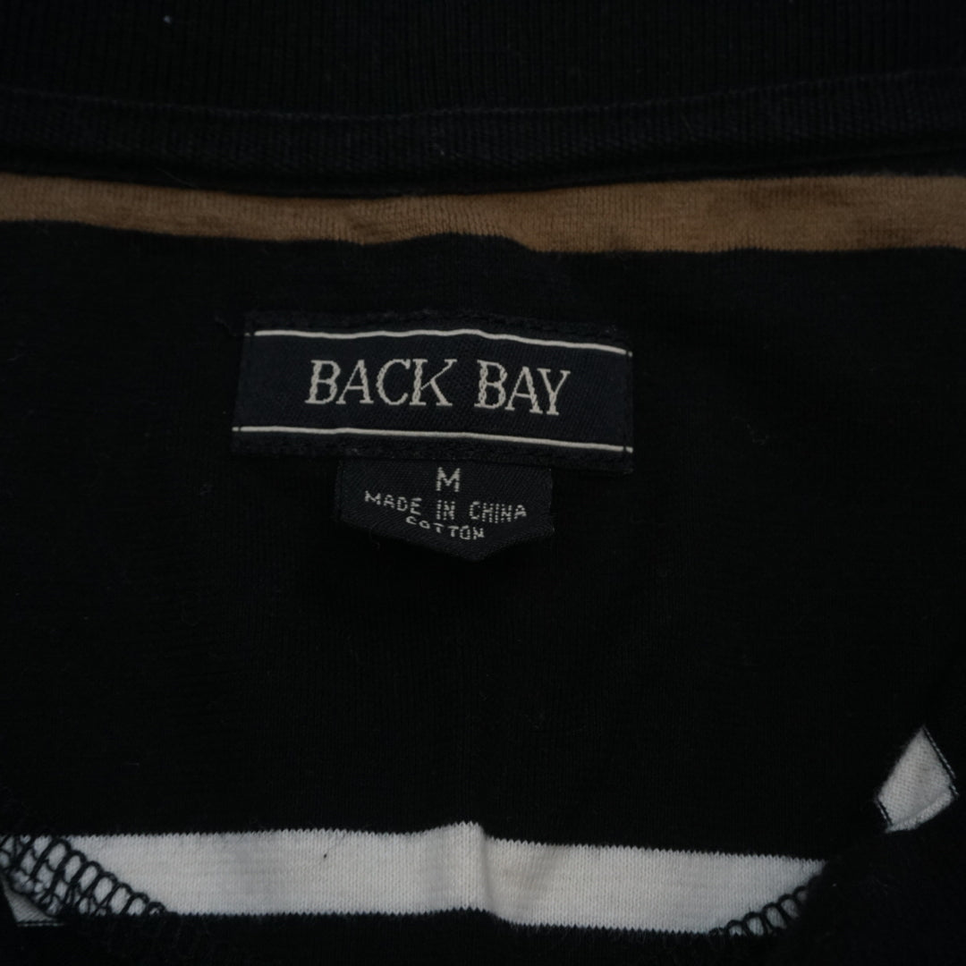 2000s Back Bay Striped Polo