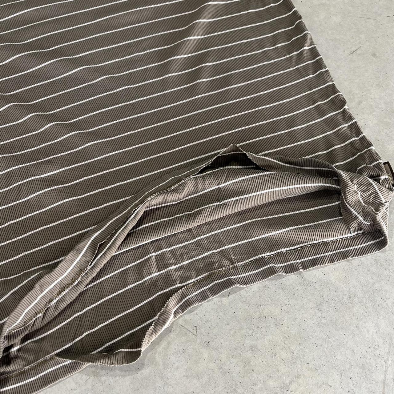 90s Nike Striped Boxy T-Shirt V Neck