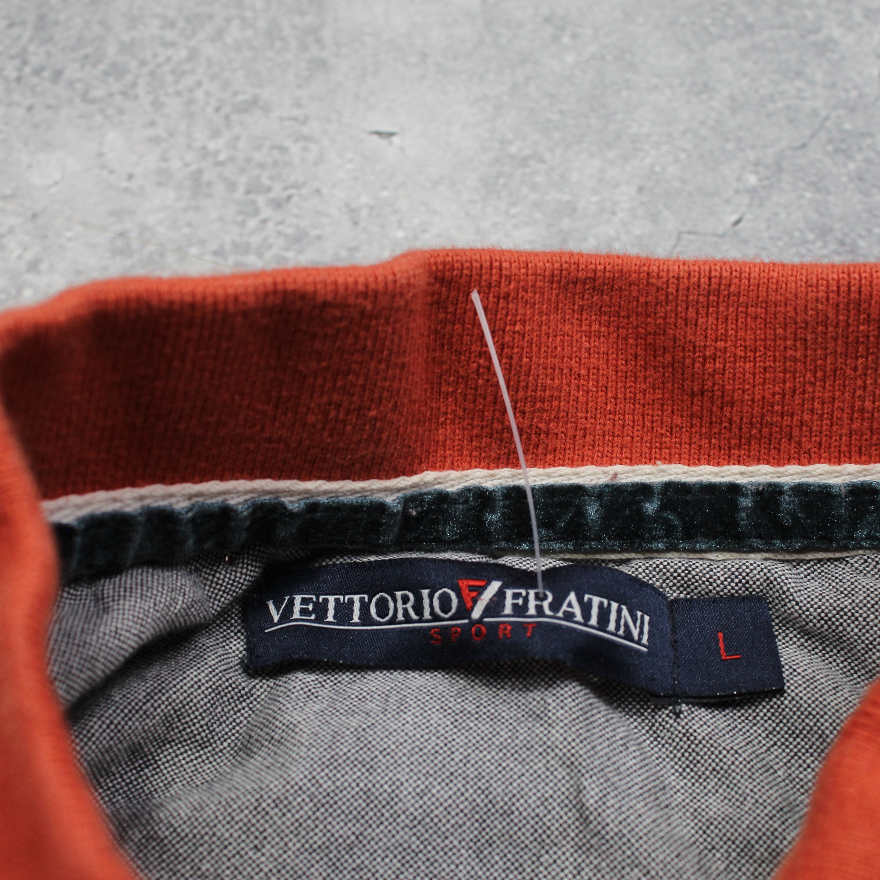 Vettorio Fratini Baseball Embroidered Polo