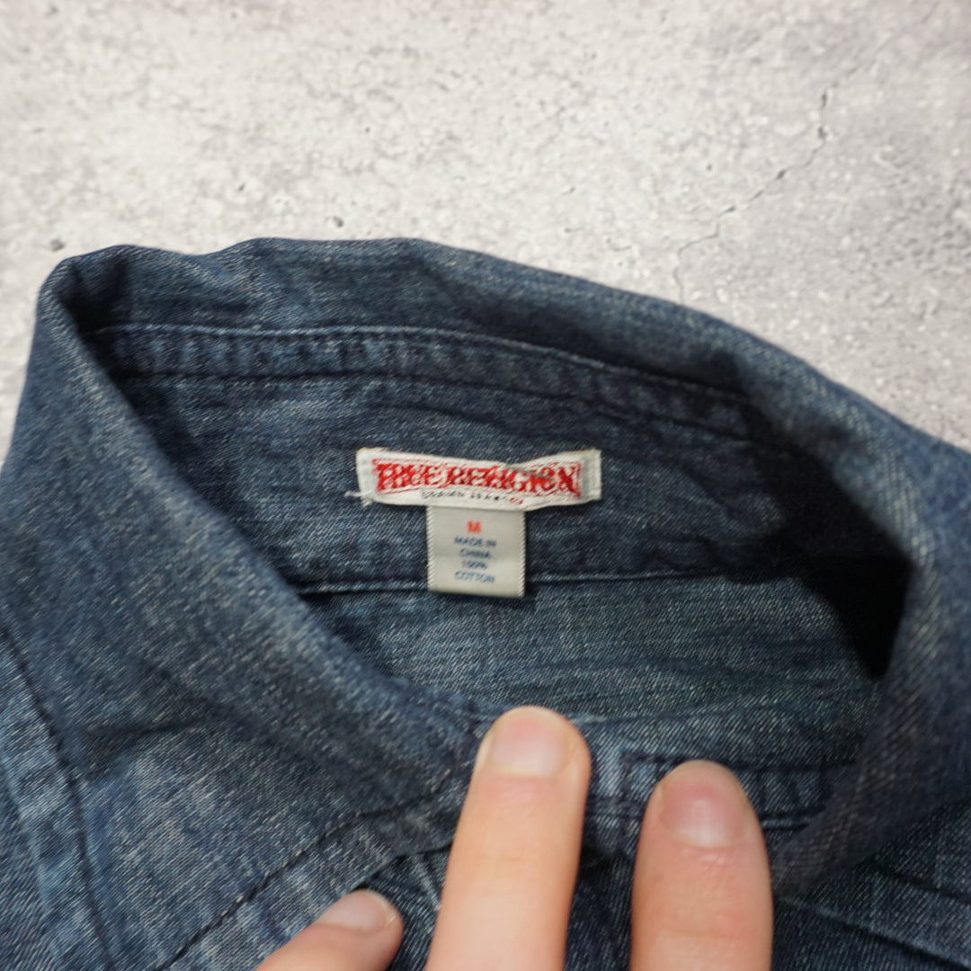 2000s True Religion Denim Button Up