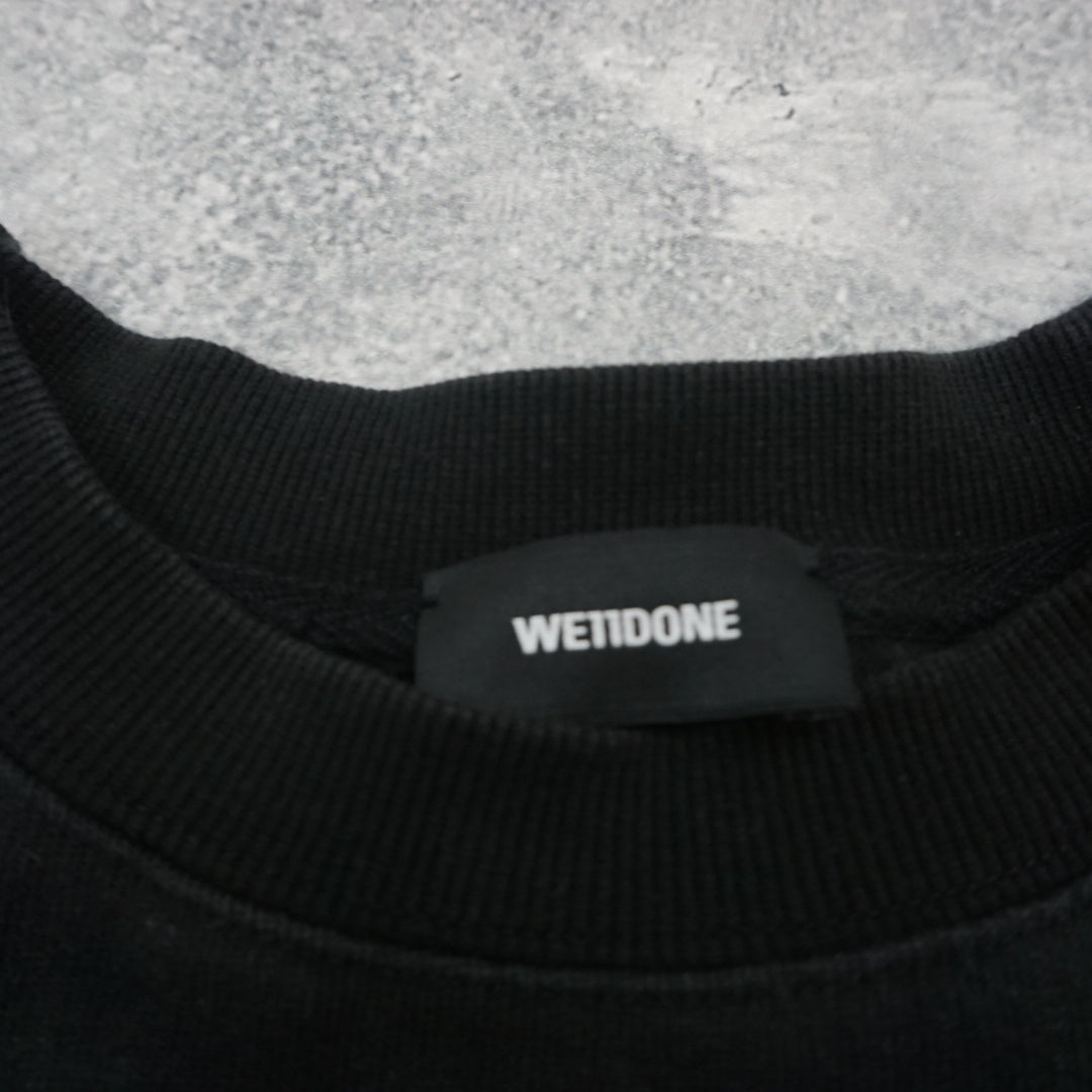 We11Done Horror Collage Graphic Sweater