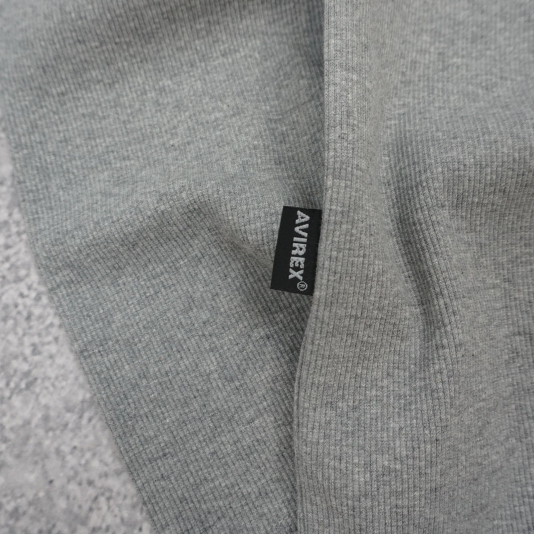 Avirex Daily Wear Henley Long Sleeve Shirt Knit