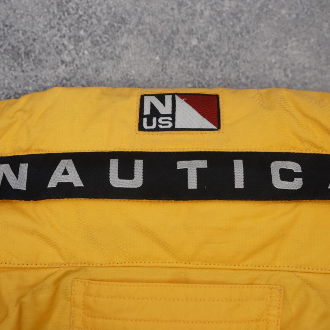 90s Nautica Puffer Color Block Jacket