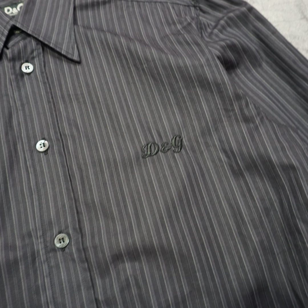 2000s Dolce & Gabbana Striped Button Up