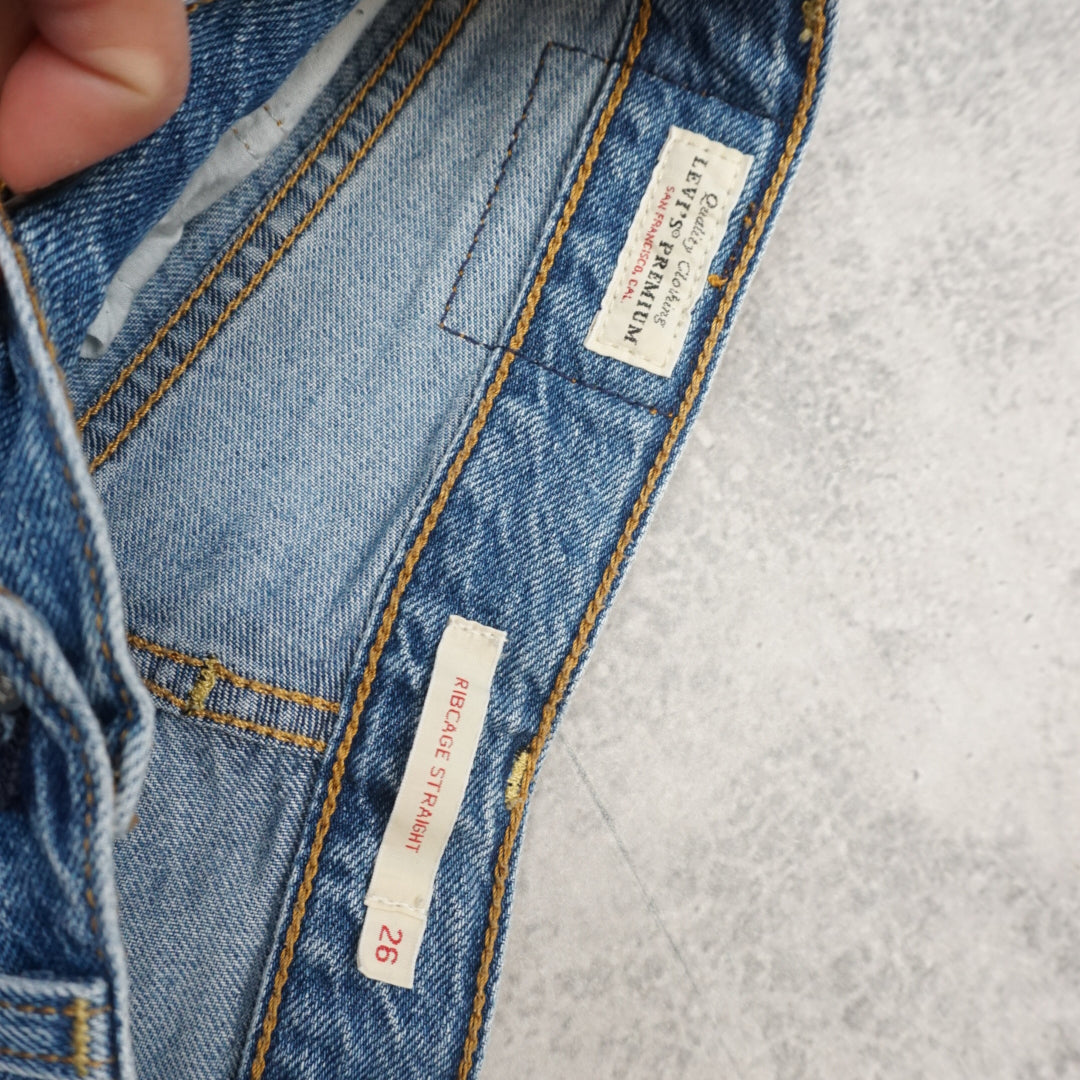 2000s Levi's Ribcage Straight Jeans