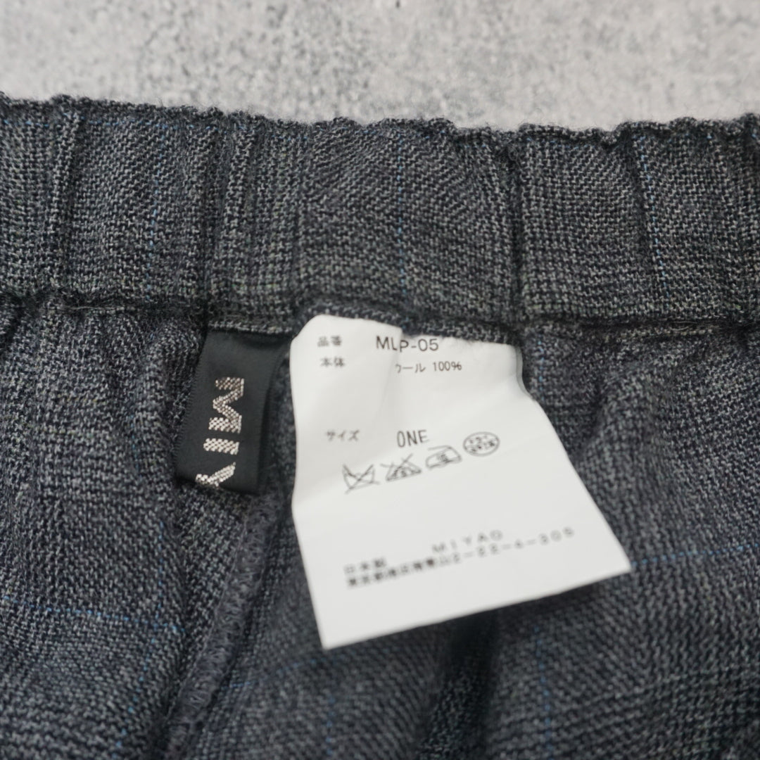 Miyao Wide Leg Wool Pants