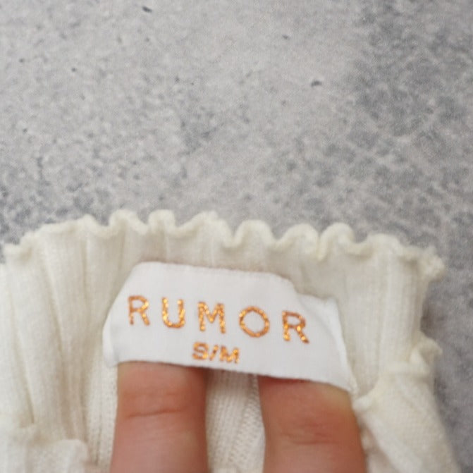 Rumor Ribbed Top Knit