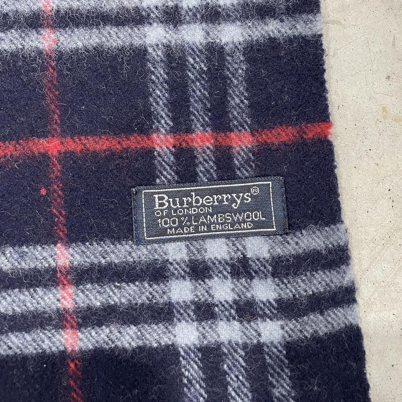 90s Burberrys Plaid Scarf