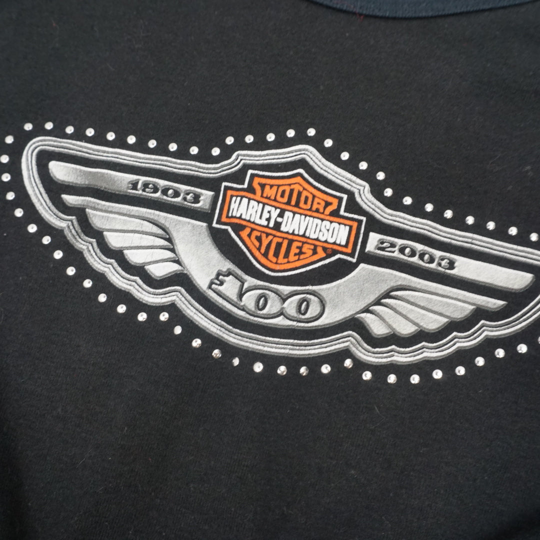 2000s Harley-Davidson Motorcycles Graphic Top