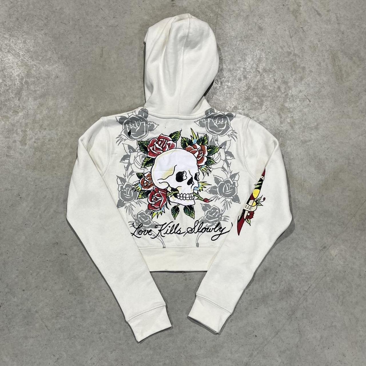 2000s Ed Hardy Graphic Hoodie