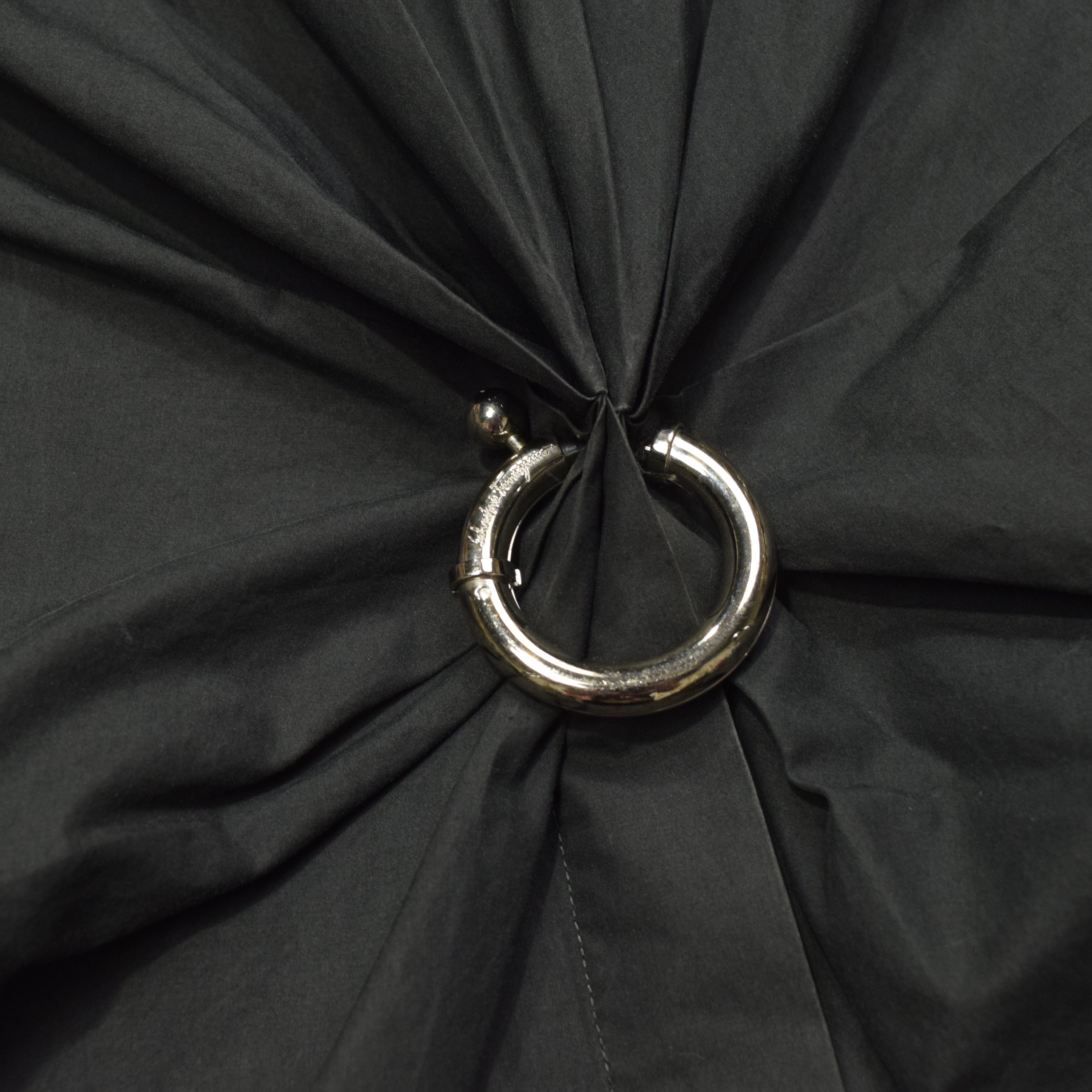 2000s Salvatore Ferragamo Ring Detail Button Up