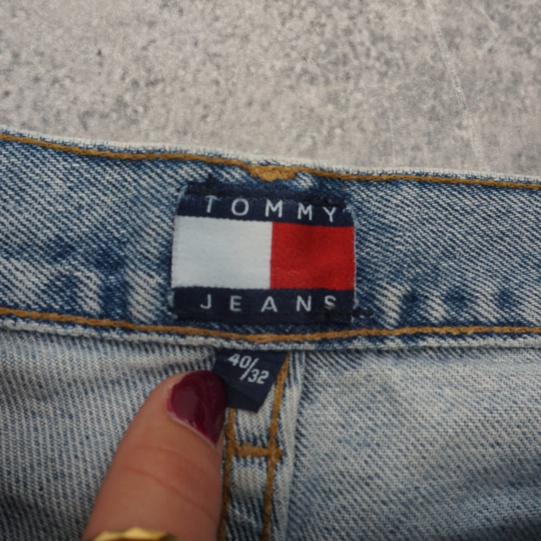 90s Tommy Hilfiger Baggy Light Wash Jeans