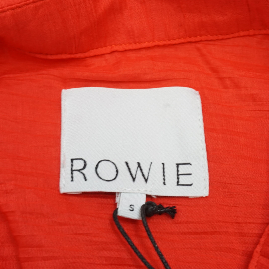 Rowie Mason Silk Shirt Red Top