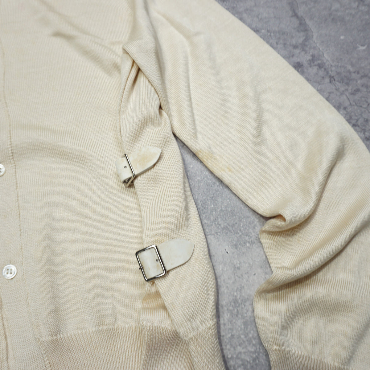 Comme Des Garçons Buckled Cardigan