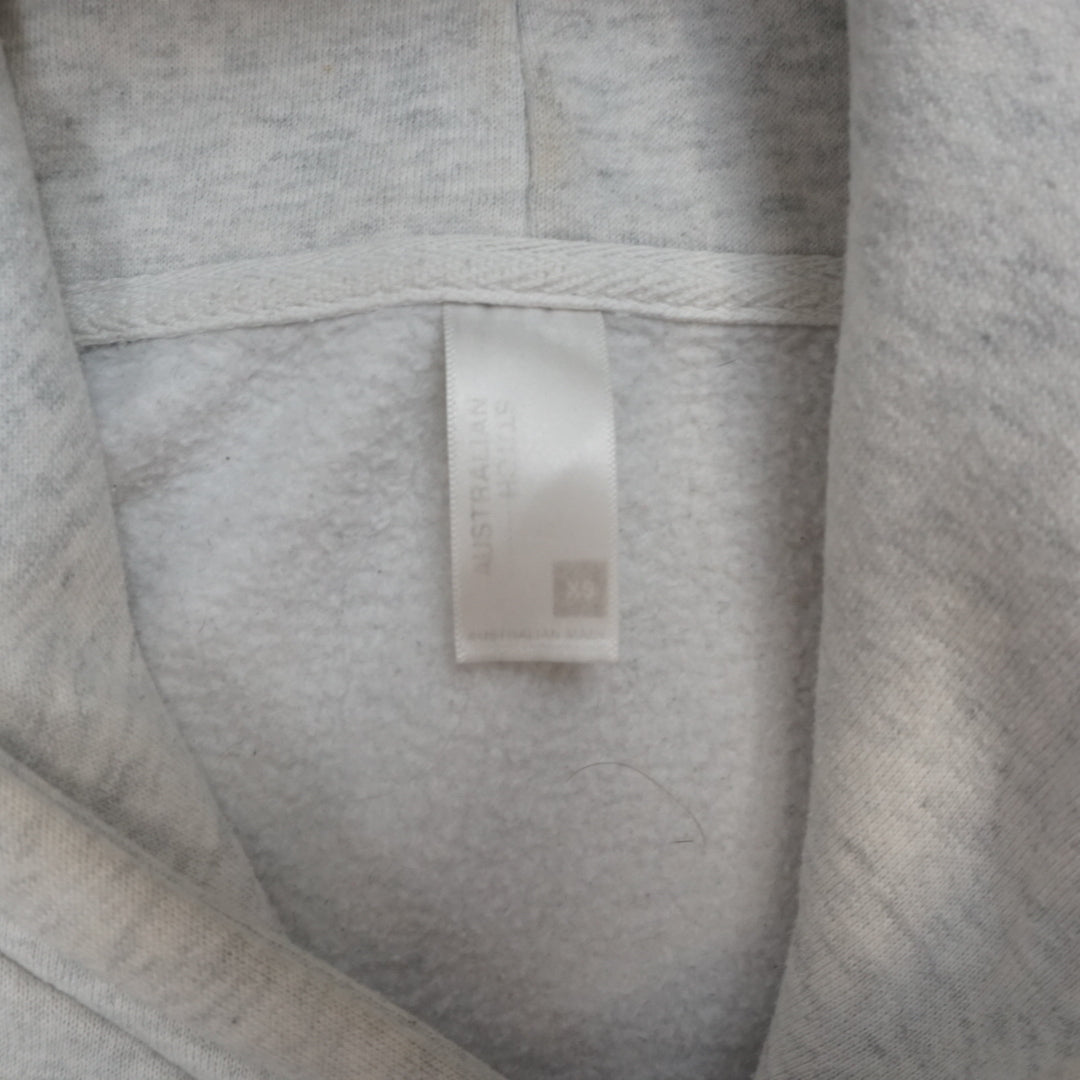 Australian Stitch Oversized Crop Hoodie