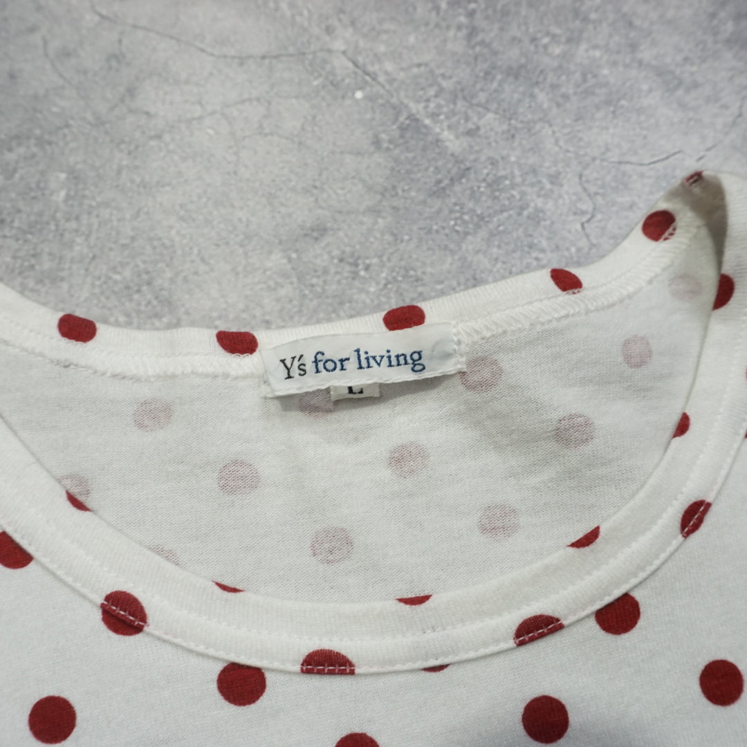 Yohji Yamamoto Y's Polka Dot T-Shirt