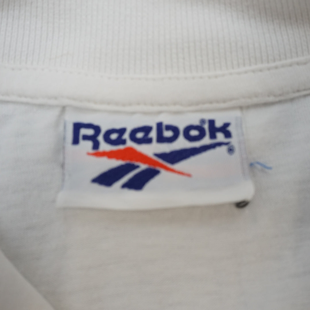 90s Reebok Shoulder Print Polo