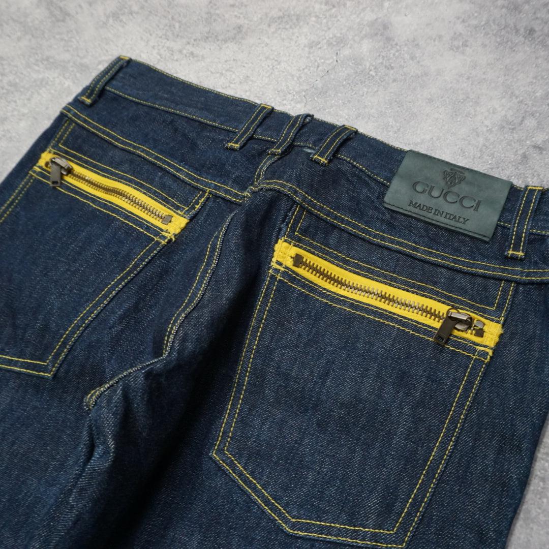 2000s Gucci Zipper Jeans