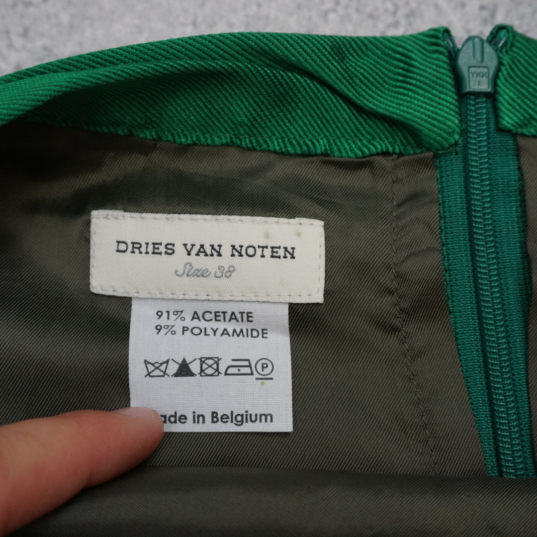 Dries Van Noten Pencil Twill Skirt