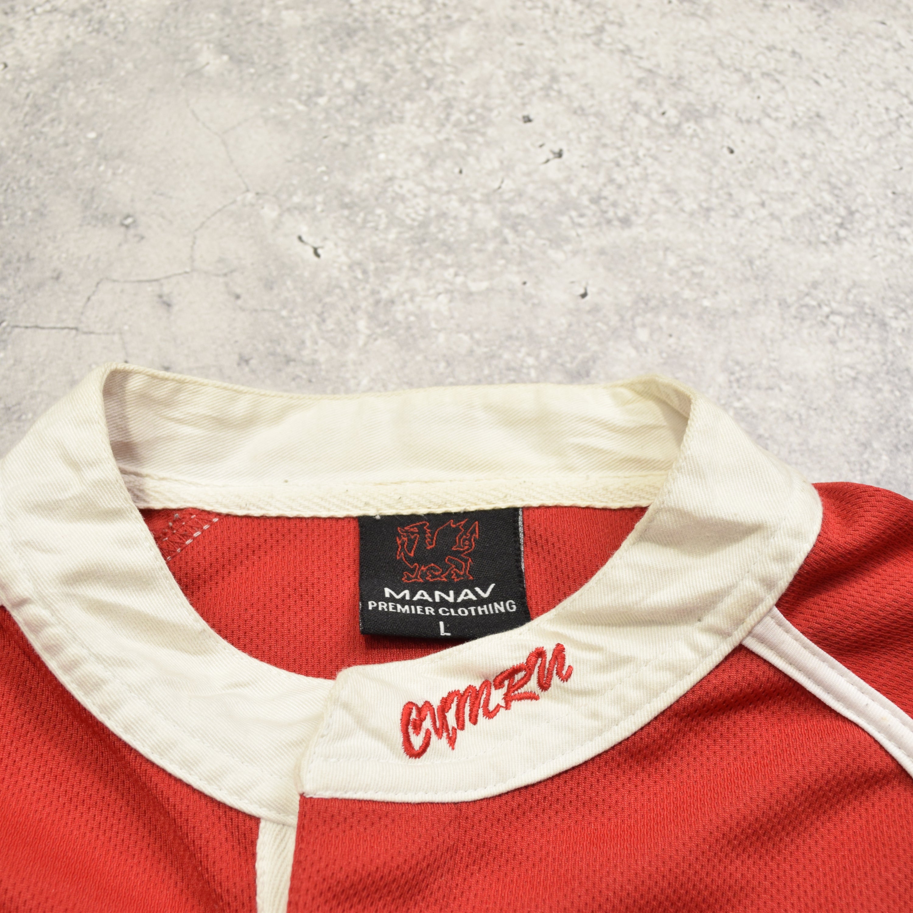 2000s Manav Wales Rugby Jersey