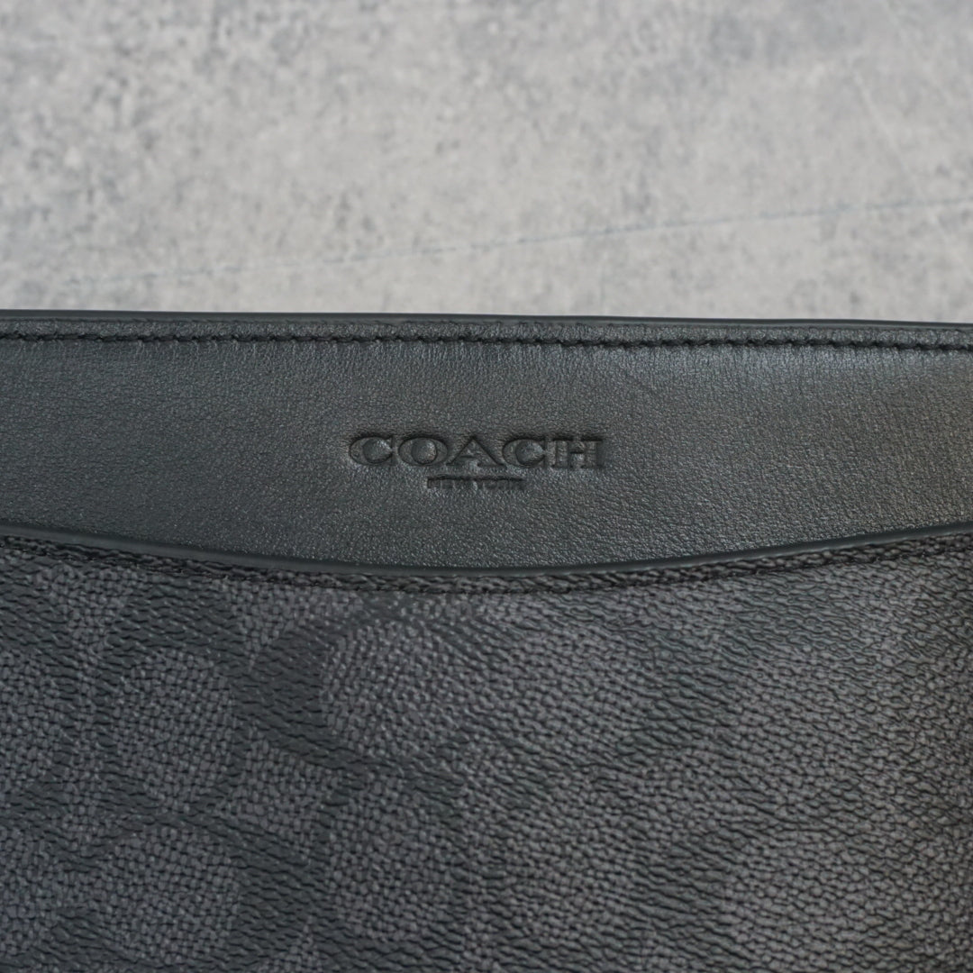 Coach Signature Canvas Crossbody Sling Bag