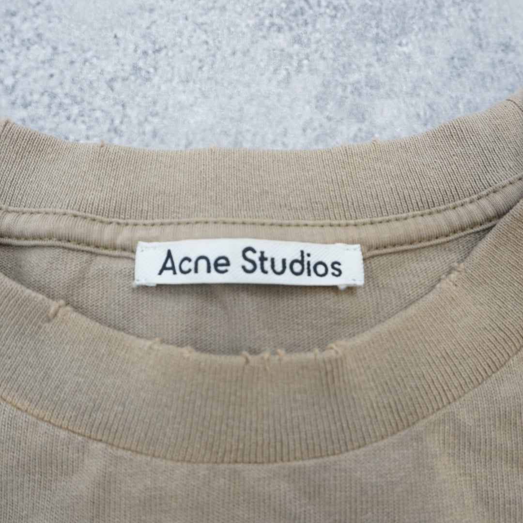 Acne Studios Oversized Graphic Long Sleeve T-Shirt